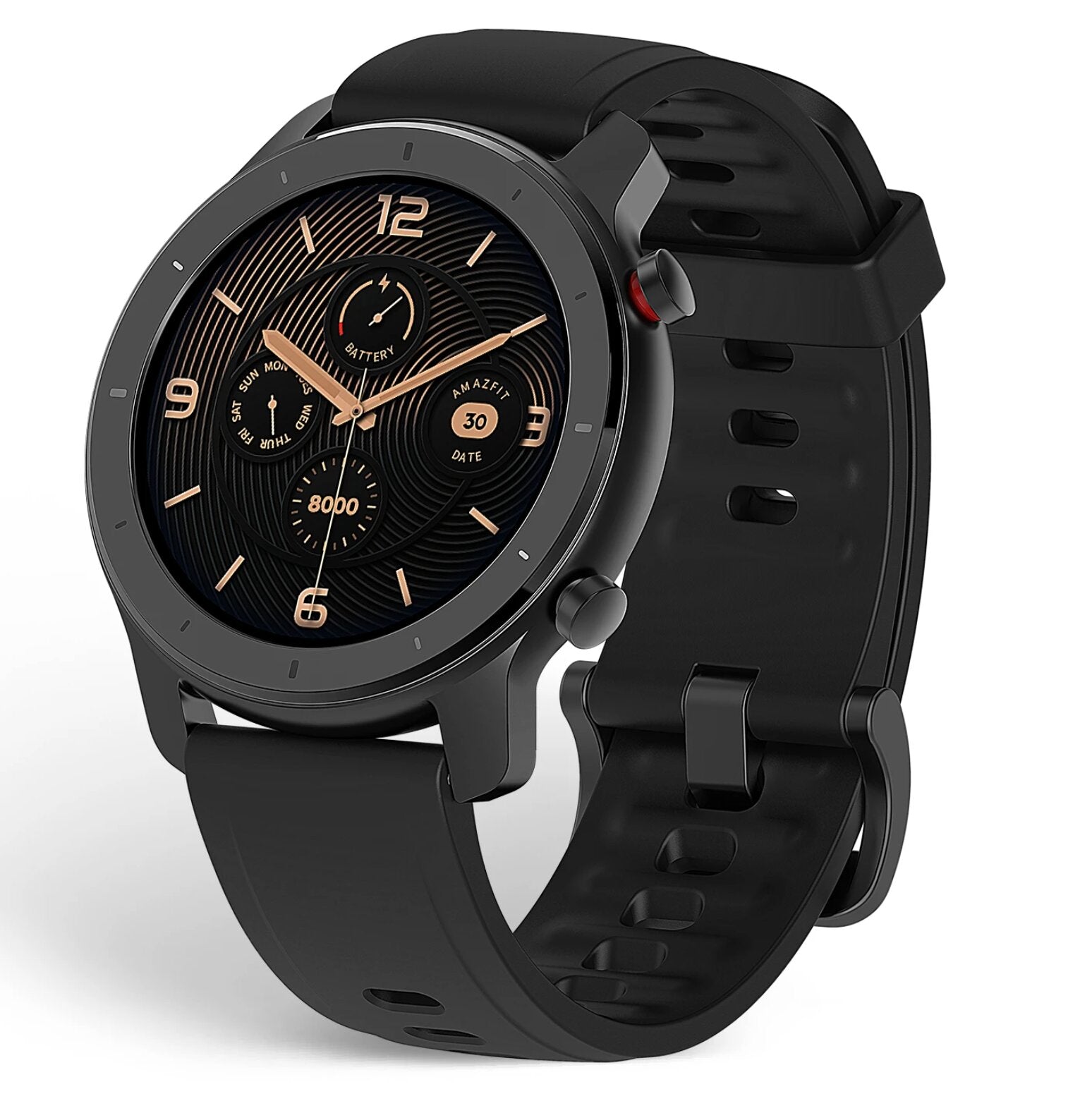 Amazfit GTR 42mmWearablesElegant in Action, Active in Style Key Features: Metal and Ceramic Elegant Design 326 PPI AMOLED Display Powerful Battery Life 5 ATM Water Resistant 12 Sports Modes Large 326 PPI AMOLED Display with Elegant Watch Faces. Outstandin